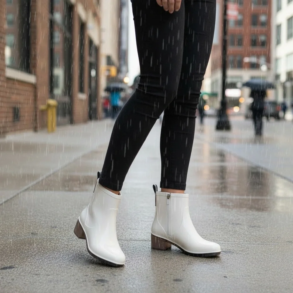 Kate Spade White Winter Boots - Picture 1 of 9